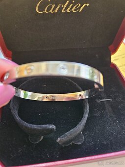 Cartier Love bracelet náramek stříbrný - 5