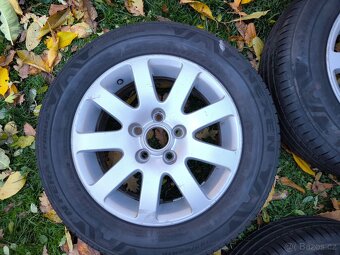 PRODÁM 4× ALU disky s letními pneu 195/65 R15 91V – NEXEN - 5