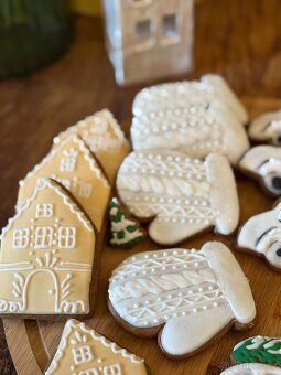 Vánoční zdobené perníčky - 5