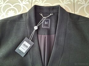 Černý kabát Montecristo XL 10 % vlna 5 % viskoza - 5