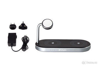 Prodám Duální nabíjecí podložku 3 v 1, bezdrátové nabíjení, - 5