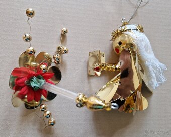 RETRO vánoční ozdoby dekorace - 5