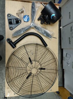 Silný nástěnný větrák HEAVY průměr 50 cm (ventilátor) - 5