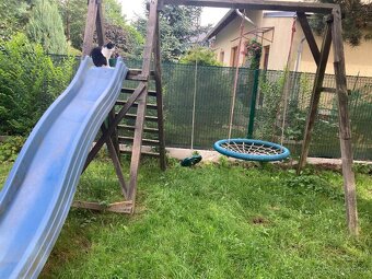 Dětské hřiště se skluzavkou plus houpacka - 5