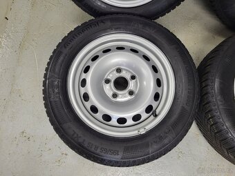Originál 15" VW Caddy 5x112 zimní pneu 6-7mm - 5