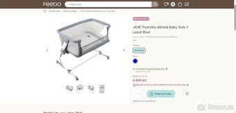 Dětská postýlka JANÉ Baby Side - 5