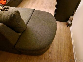 Rohová sedací souprava Sconto LIMONE šedá 4dílná - 5