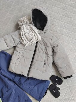 Zimní komplet Lupilu bunda+lyžařské kalhoty a boty vel.27 - 5