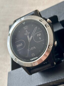 GARMIN fenix 5 Silver + 6 řemínků - 5