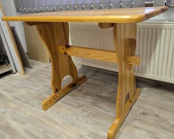 Jídelní stul dřevěný použitý - 5