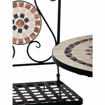 Zahradní set, balkonový set stůl + 2 židle - 5