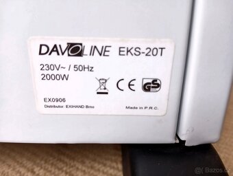 Přímotop (teplovzdušný konvektor) Davoline 2000 W - 5