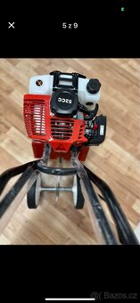 Benzínová mini rotační motyčka / kultivátor – nový - 5