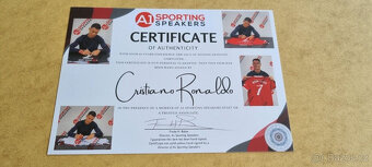 Zarámovaný dres Realu Madrid s podpisem Cristiana Ronalda #C - 5