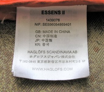 Lehká péřová bunda, originál Haglöfs Essens, vel. L - 5