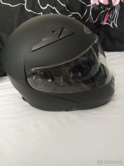 Vyklápěcí přilba Ozone černá matná M - 5