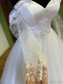 Svatební šaty Vel L Výprodej - 5