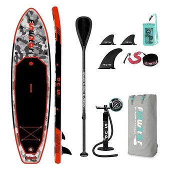 Paddleboard s kajakovou sedačkou ,maskovaný.Silver 330x84x15 - 5