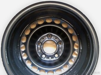 BMW E36 1x Zánovní plechový disk originál 5x120 6.5Jx15 IS47 - 5
