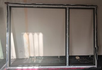 Plastové okno trojdílné, trojsklo 2185 x 1540 – NOVÉ - 5