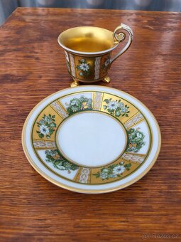 Starožitný šalek s podšálkem - Bavaria - 5