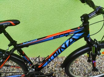 Značkové horské kolo ALPINA 26"/17,5" (modrá/oranžová) - 5