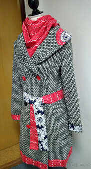 2 ks - KONTRASTY - kabát + šátek - 5