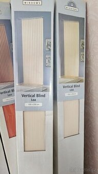 Nové vertikální žaluzie 150 x 250 cm, krémové / cihlové - 5