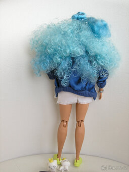 Panenka Barbie EXTRA modré vlasy Mattel - 5