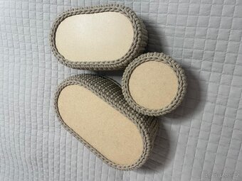 Háčkované košíky - 5