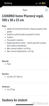 Plastový regál Livarno - 5