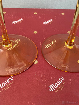 Moser 2x sklenice Optic 350ml, topasové sklo - 5