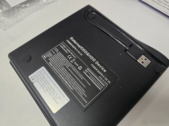 Externí USB3 vypalovačka CD / DVD SLIM - 5