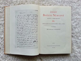 Život Boženy Němcové I-III, 1951 - 5