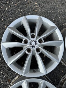Sada alu kol Škoda Minoris R16 5x112 - 5