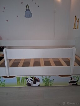 Dětská dřevěná postel komplet - 5