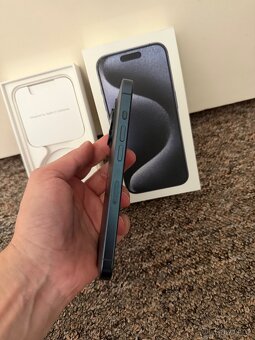 Apple iPhone 15 Pro 256gb Blue titan. Zaruka do 2/26. TOP - 5