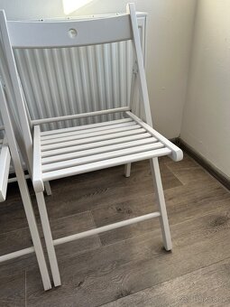 Židle IKEA bílé, použité - 5