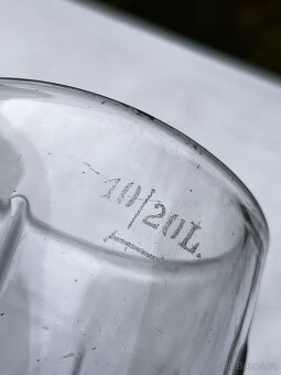 Historický pivní půllitr / plastický emailový nápis - 5