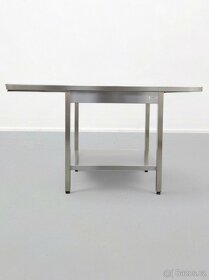 Nerezový stůl s otvorem 155x70x90 cm - 5