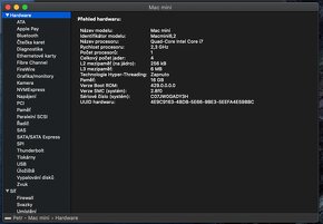 MacMini late 2012, 16 GB RAM, Intel Core 7, 2.3 GHz - 5