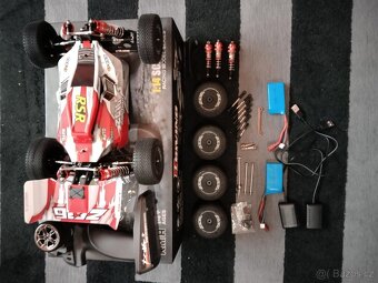 Prodám RC buggy WL Toys Evolution, červená - 5