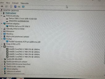 Herní počítač i5, GTX 1050 Ti, 16 GB RAM - 5
