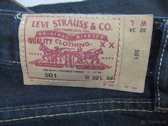 džíny LEVIS 501 32/34 - 5