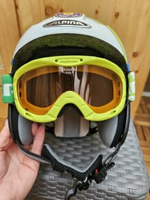 Dětská přilba + brýle Alpine - 5