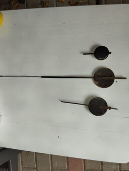 Staré hodiny, kyvadla 3ks, nástěnné hodiny, pendlovky - 5