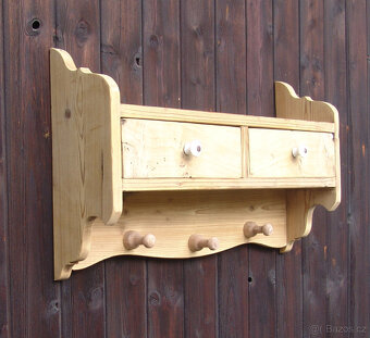 Starožitná polička s šuplíky - 5