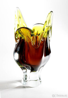 Váza hutní sklo Josef Hospodka - 5