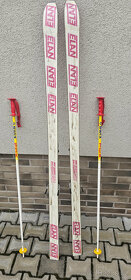 Lyže Elan 179cm - Carbon - vázání Marker M16 - hůlky. - 5