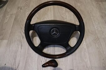 Dřevěný volant Mercedes W210 / W208 / W140 / W124 - 5